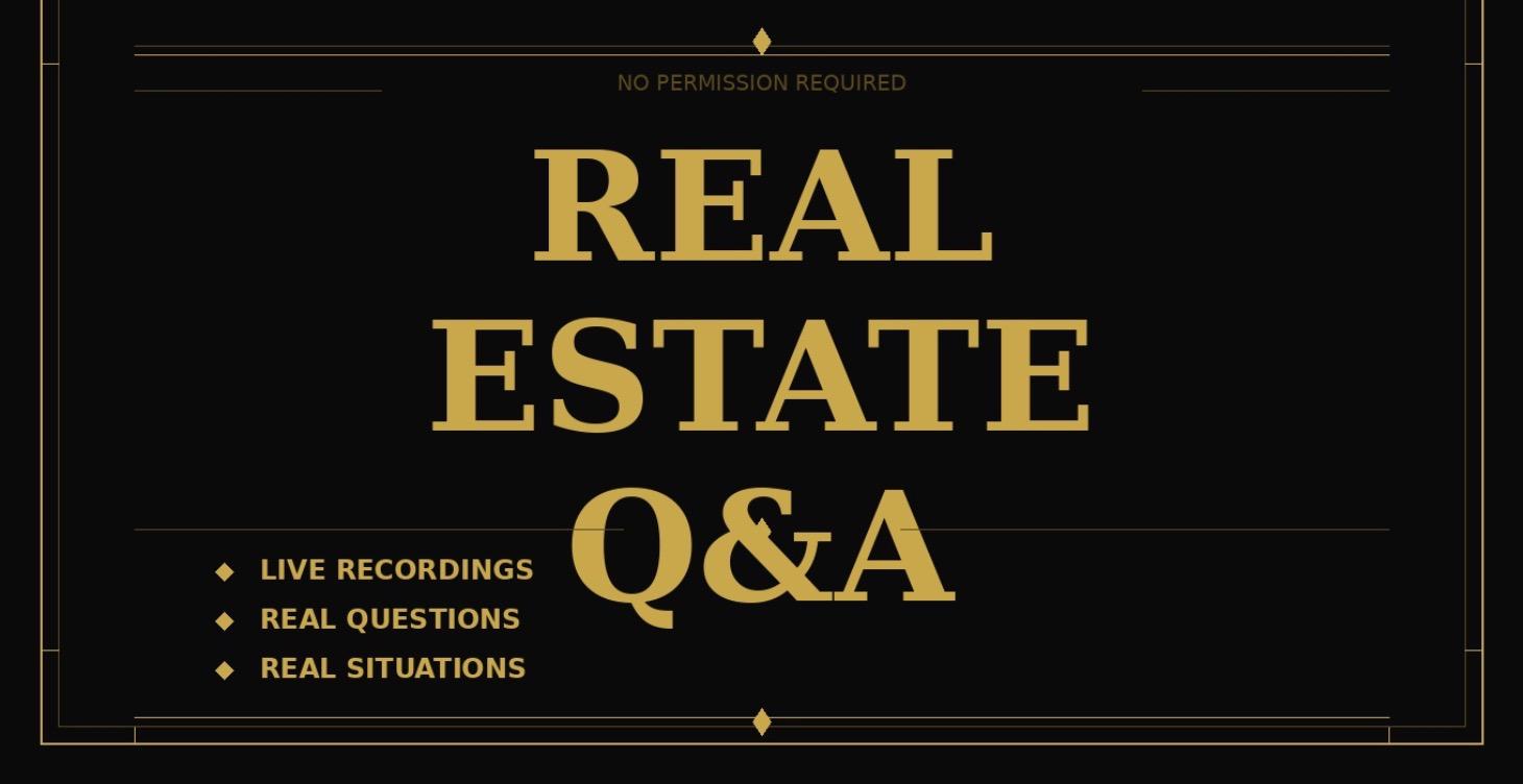 Thursday Real Estate Q&A Replays