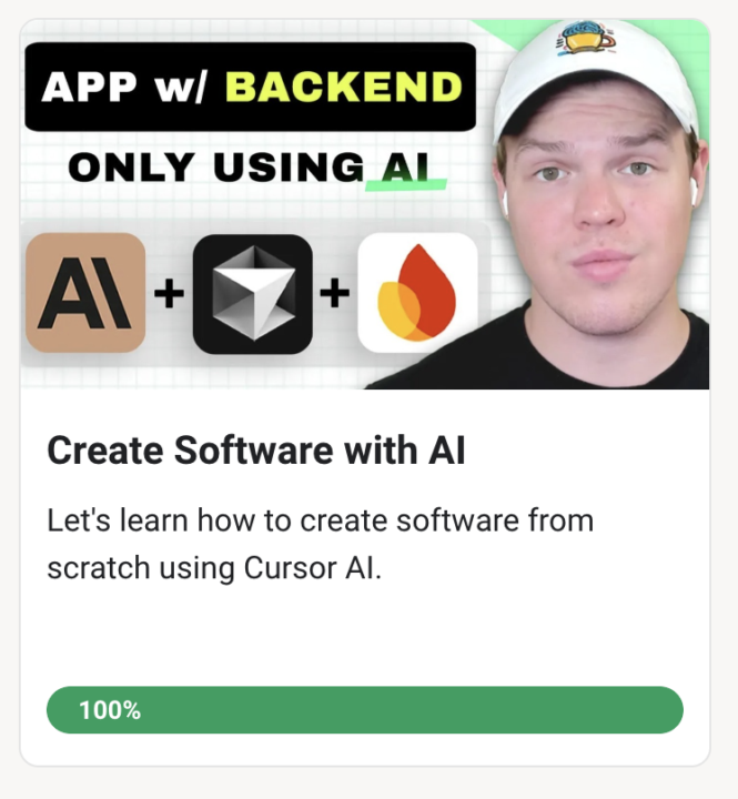 🚀 Create a Software with AI Class is Here