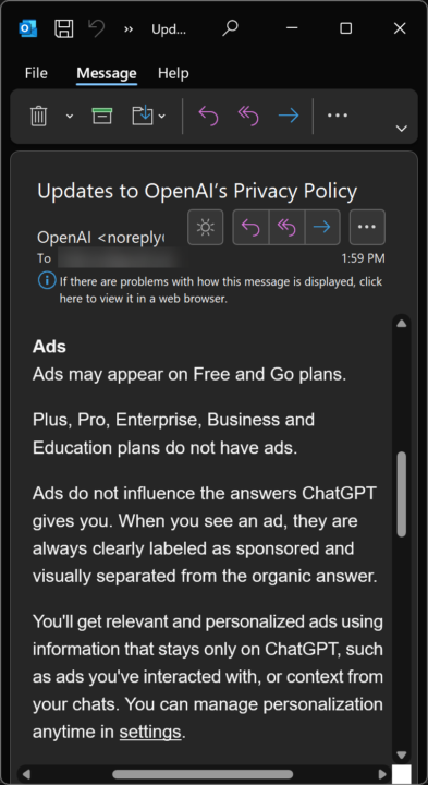 Ads coming to ChatGPT