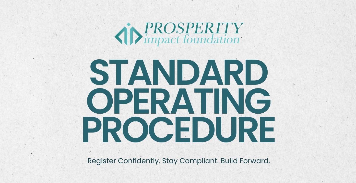 Standard Operating Procedure (SOPS)