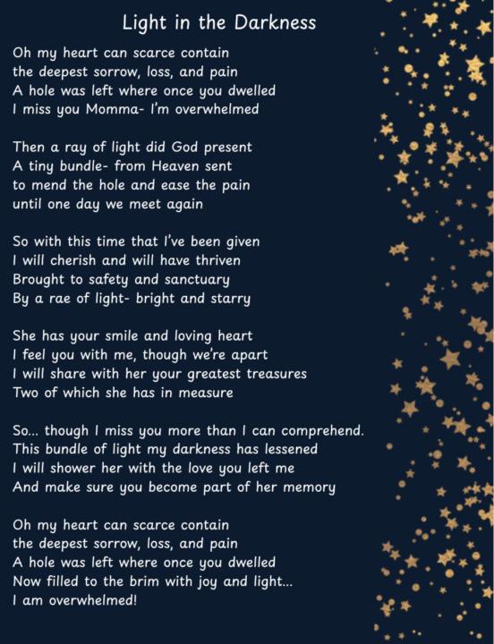 Light in the darkness 