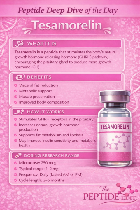 Tesamorelin: When I Increased My Dose… the Scale Jumped 8 lbs 😳