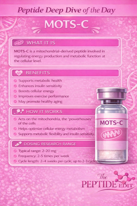 Peptide Deep Dive of the Day: MOTS-C