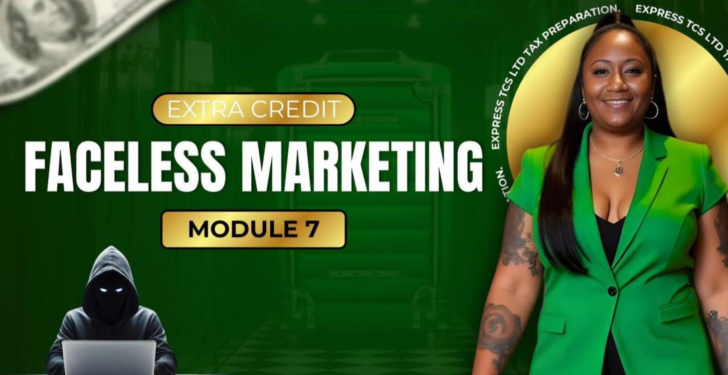 Faceless Marketing (Extra Credit)