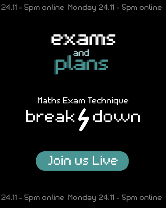 The Free event 🫢 Exams & Plans: Maths Exam Technique is finally here!