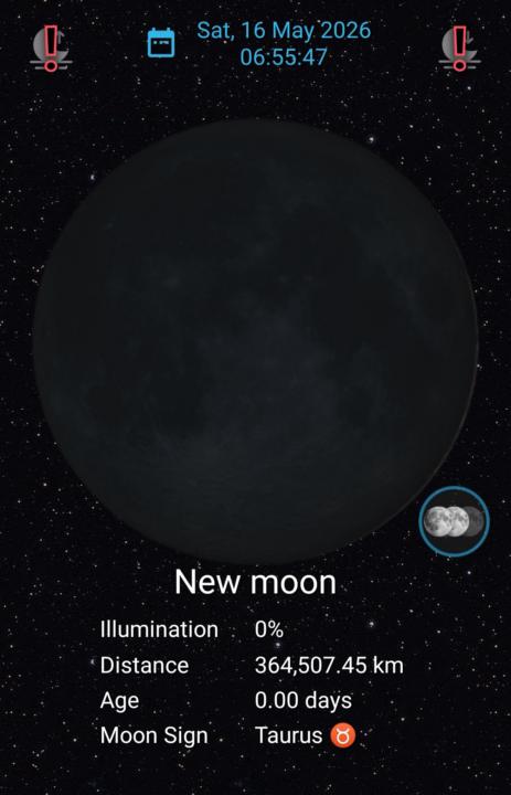 Today's New Moon Reflection