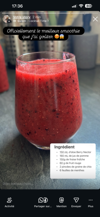 Smoothie recette avec l’aloe