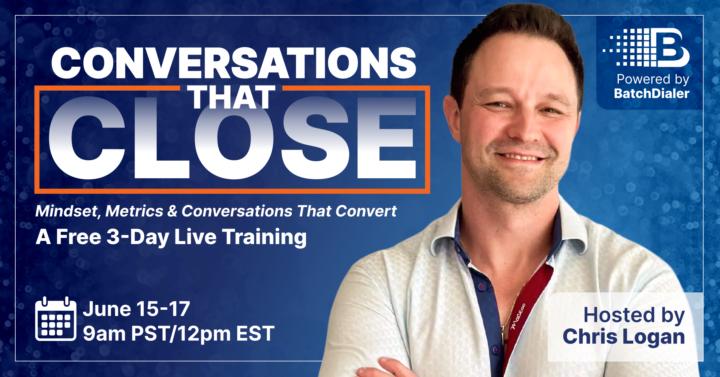 🚨 Reminder: Conversations That Close Webinar Starts Today! 🚨