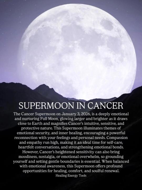 Supermoon in Cancer
