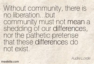 The Importance of Community