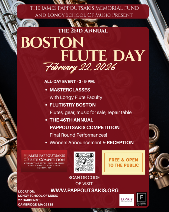 Boston Flute Day! Feb. 22nd! 