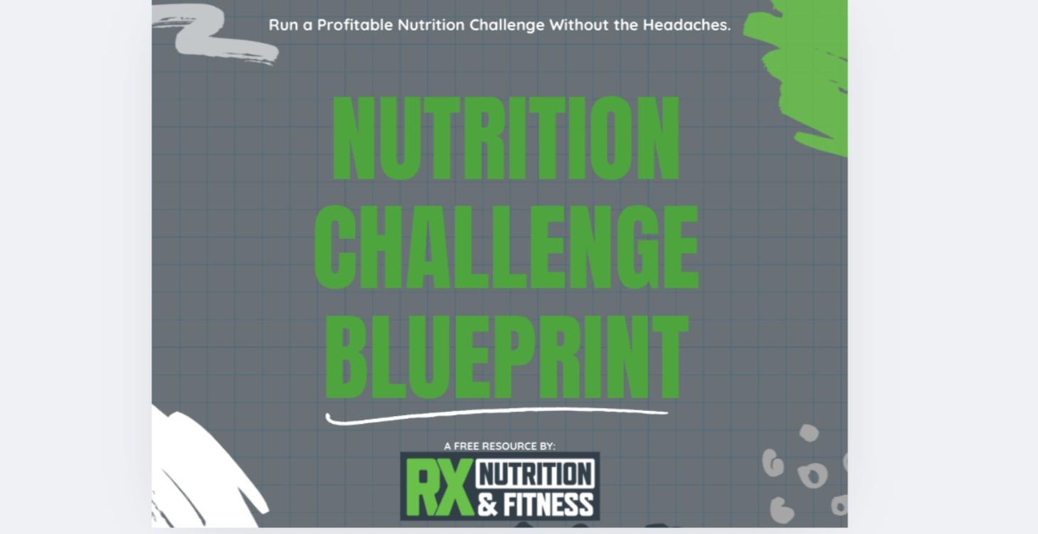 Nutrition Challenge Blueprint