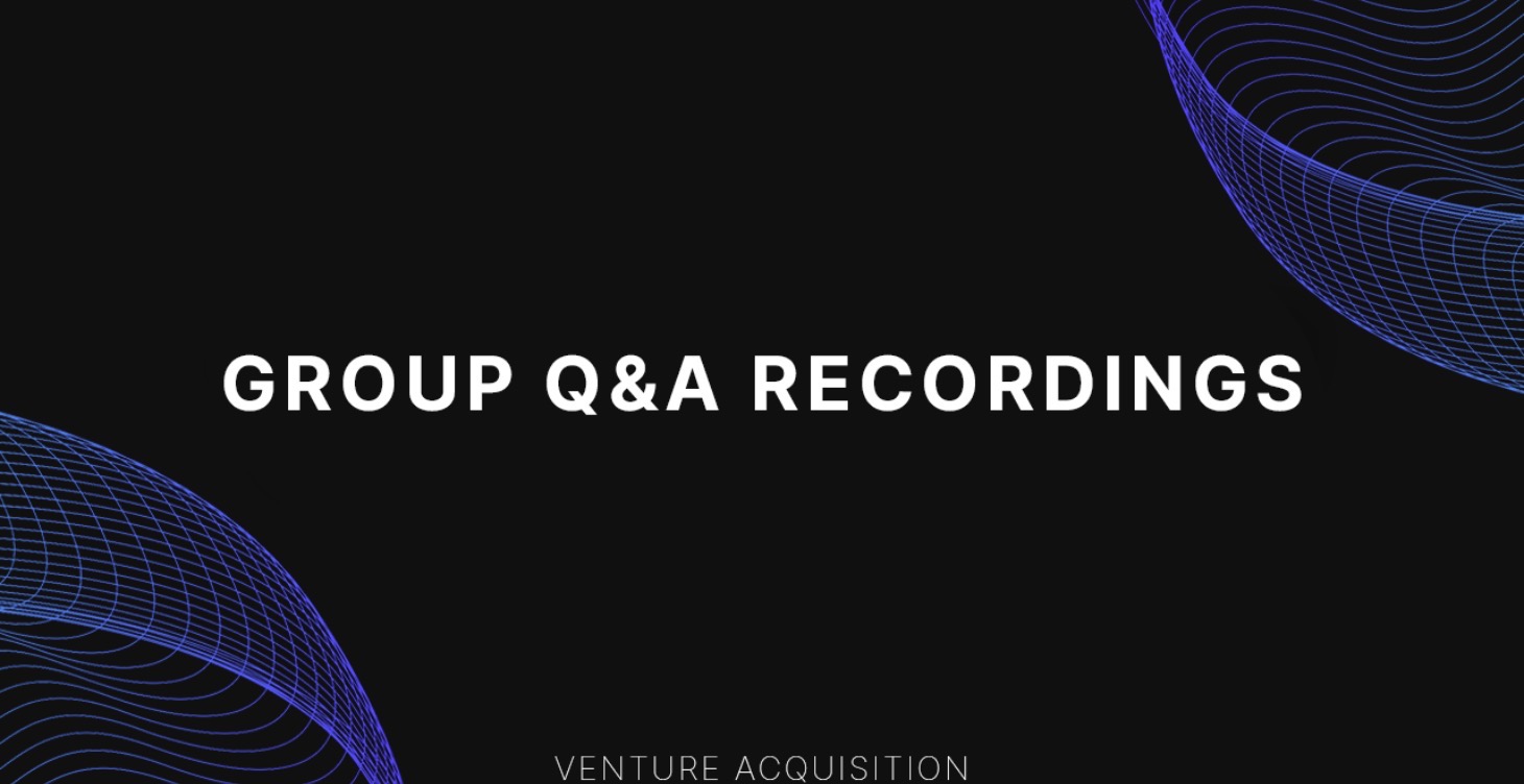 Group Q&A Recordings