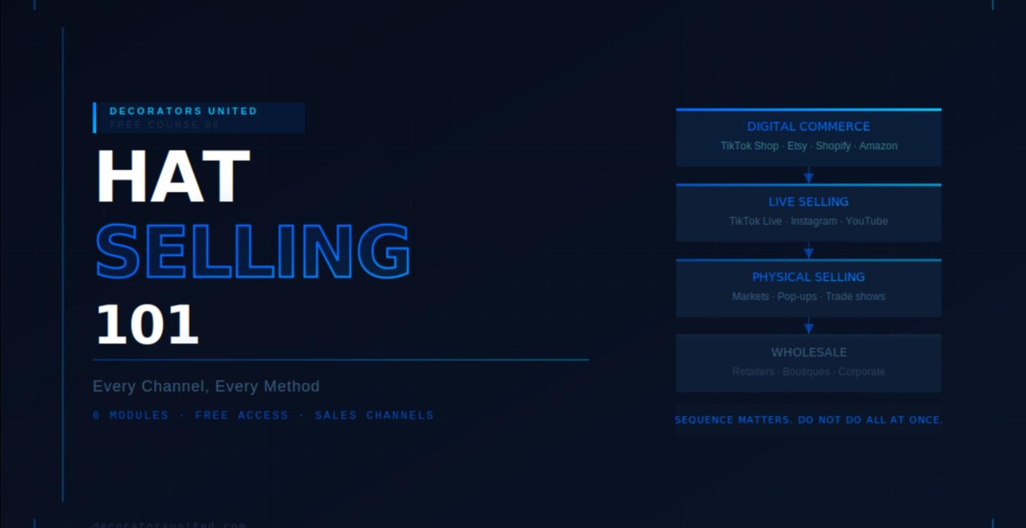 Hat Selling 101: Every Channel, Every Method