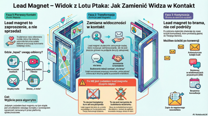 Lead magnet - magnetyczna przynęta na klientów (jakkolwiek to brzmi)