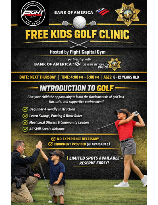 Golf event next week 