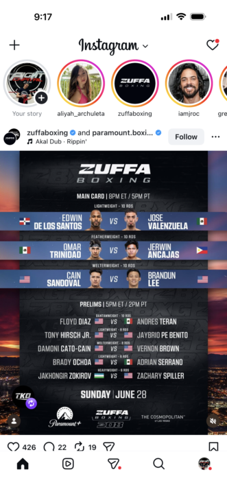 ZUFFA BOXING!!!!  