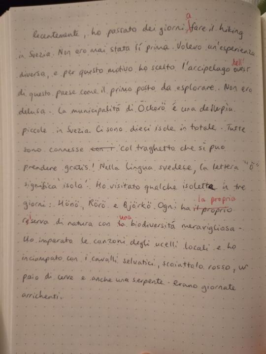 Me la cavo a scrivere qualcosa