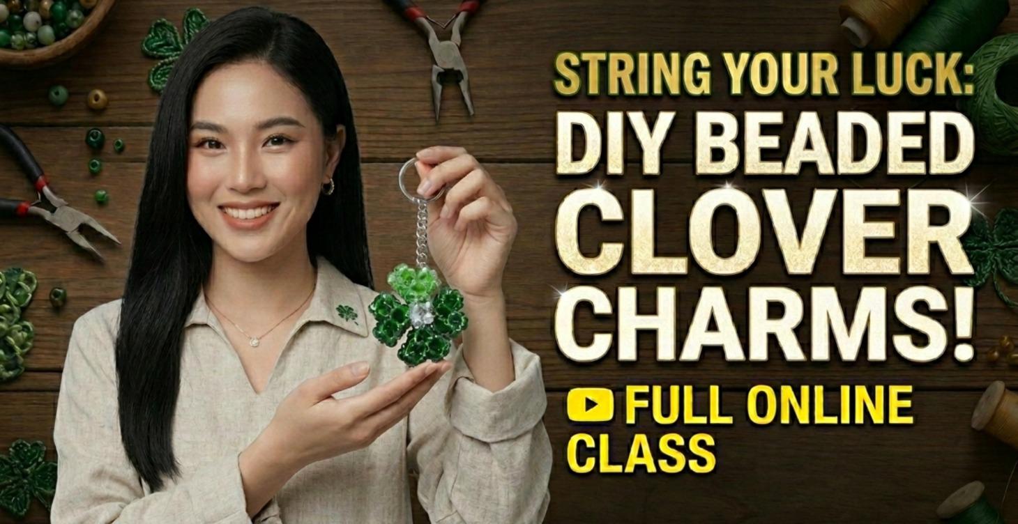 🍀 Create Your Own Lucky Four-Leaf Clover Charm