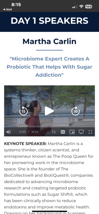 Day 1 of the Kick Sugar Summit is happening right now! 