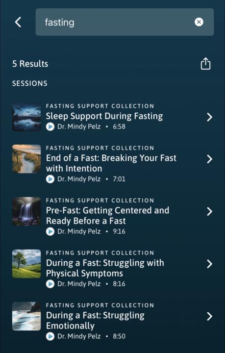 Fasting support in the Tapping Solution App!