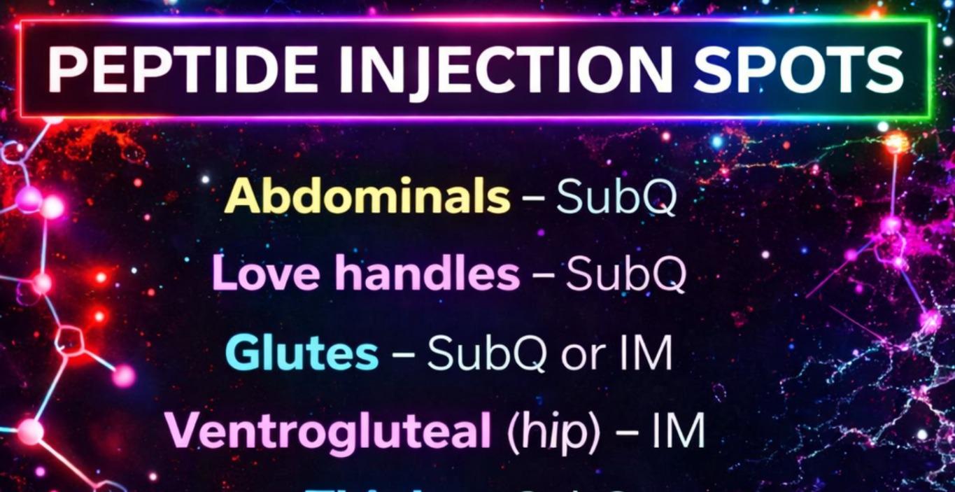 💉 Peptide Injection Spots