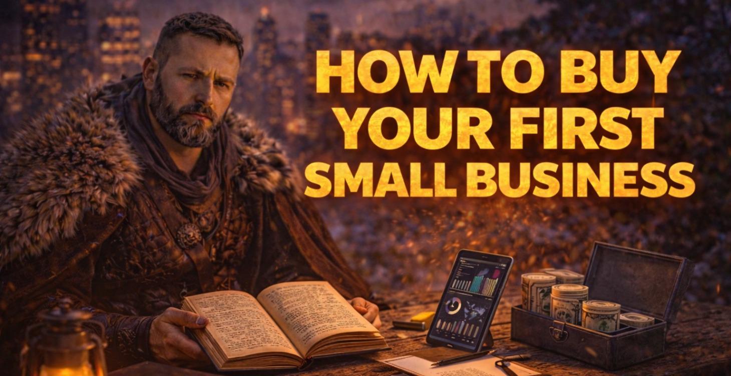 How to Buy Your First Small Business
