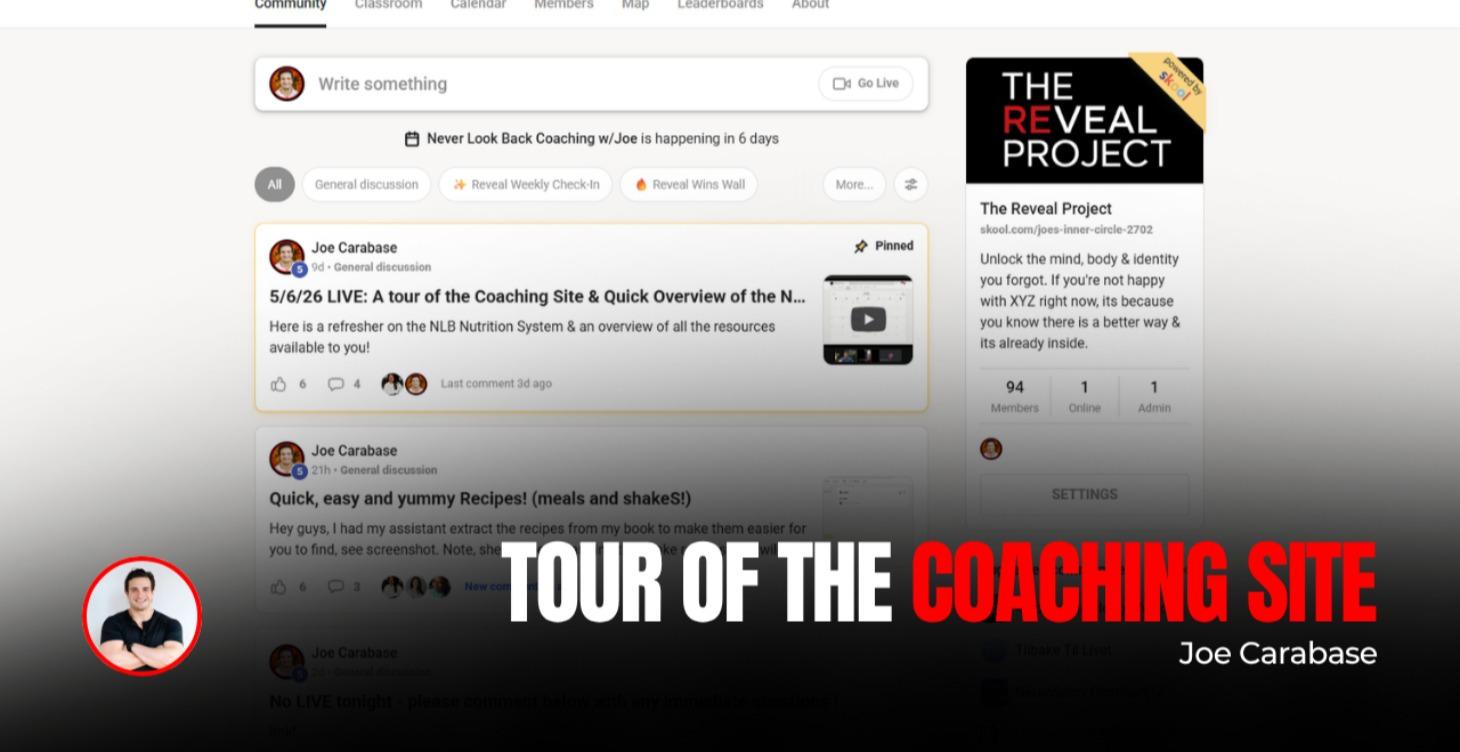 Tour of the Coaching Site
