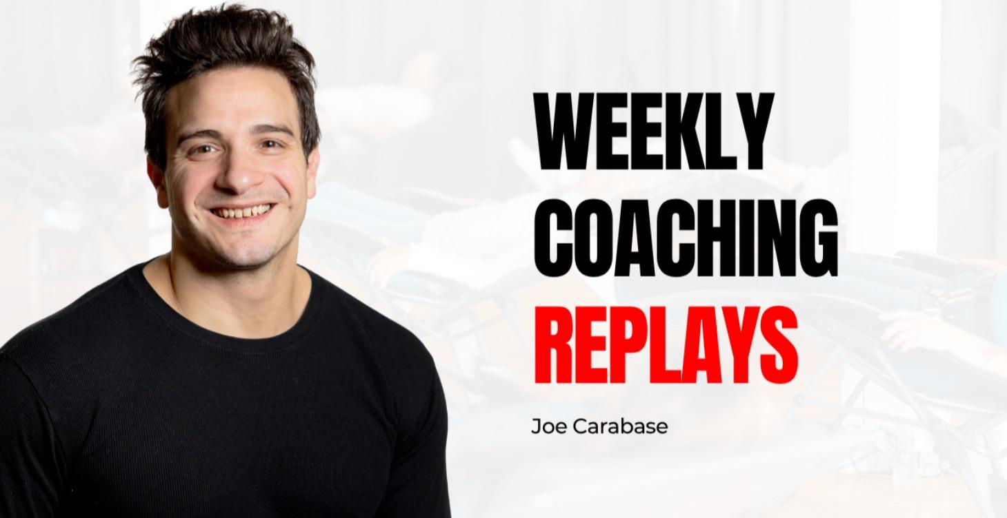 Weekly Coaching Replays