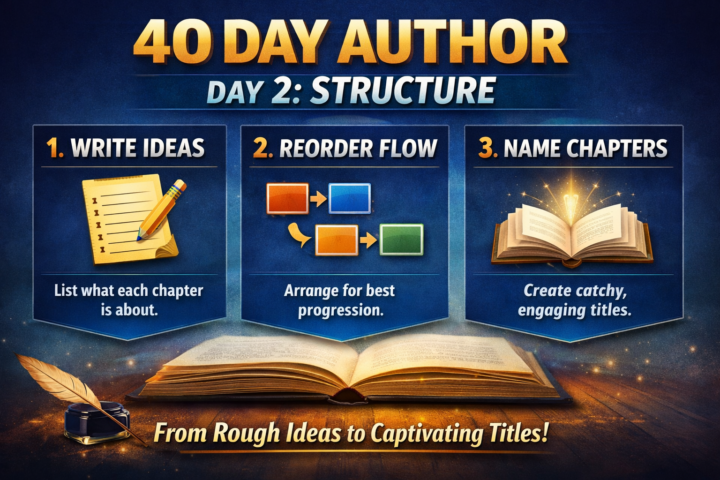 Author Day 2 - Structure Chapters