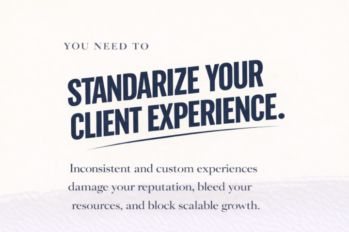 Let's talk about inconsistent client experiences 