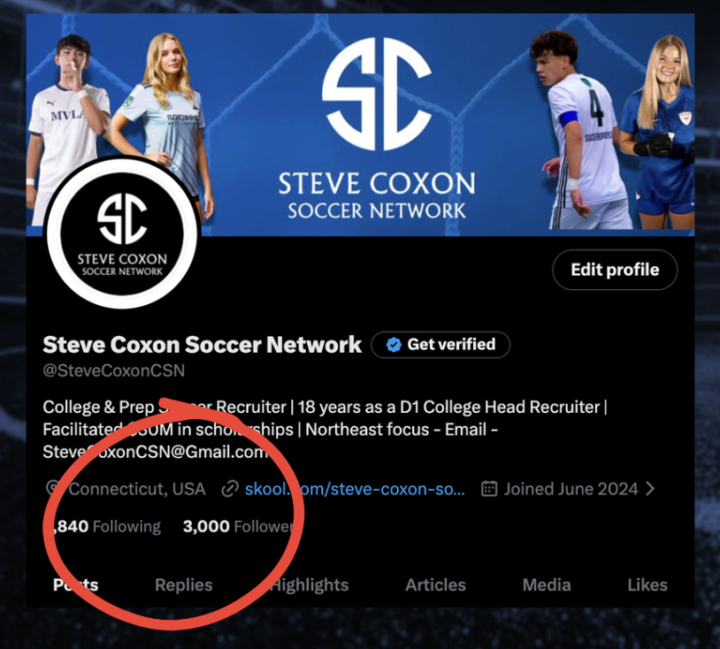 3,000 followers on X! 