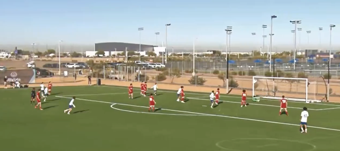 Fabulous strike, but an even better save!