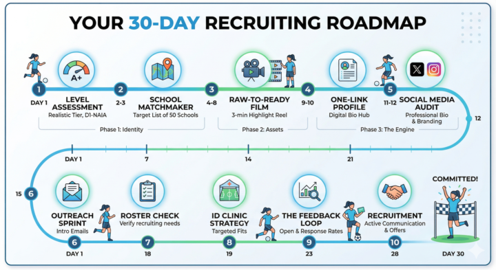 🚨 THE 10-STEP BLUEPRINT: How to Get Recruited in 30 Days 🚨