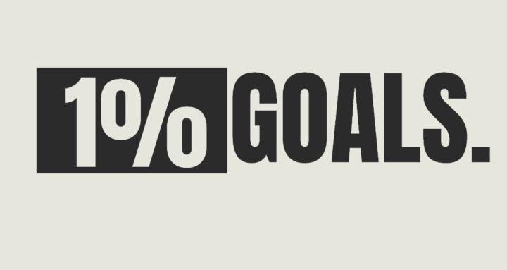 1% GOALS