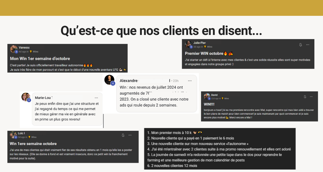 Entraineurs À Succès