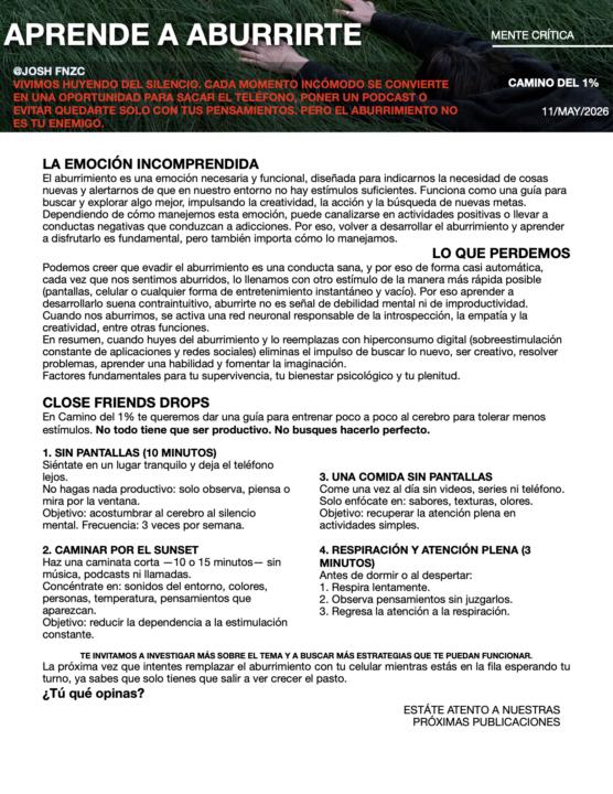 N2° NEWSLETTER CAMINO DEL 1%. 11/05/26 