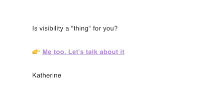 I just sent maybe my shortest EVER email 🤭