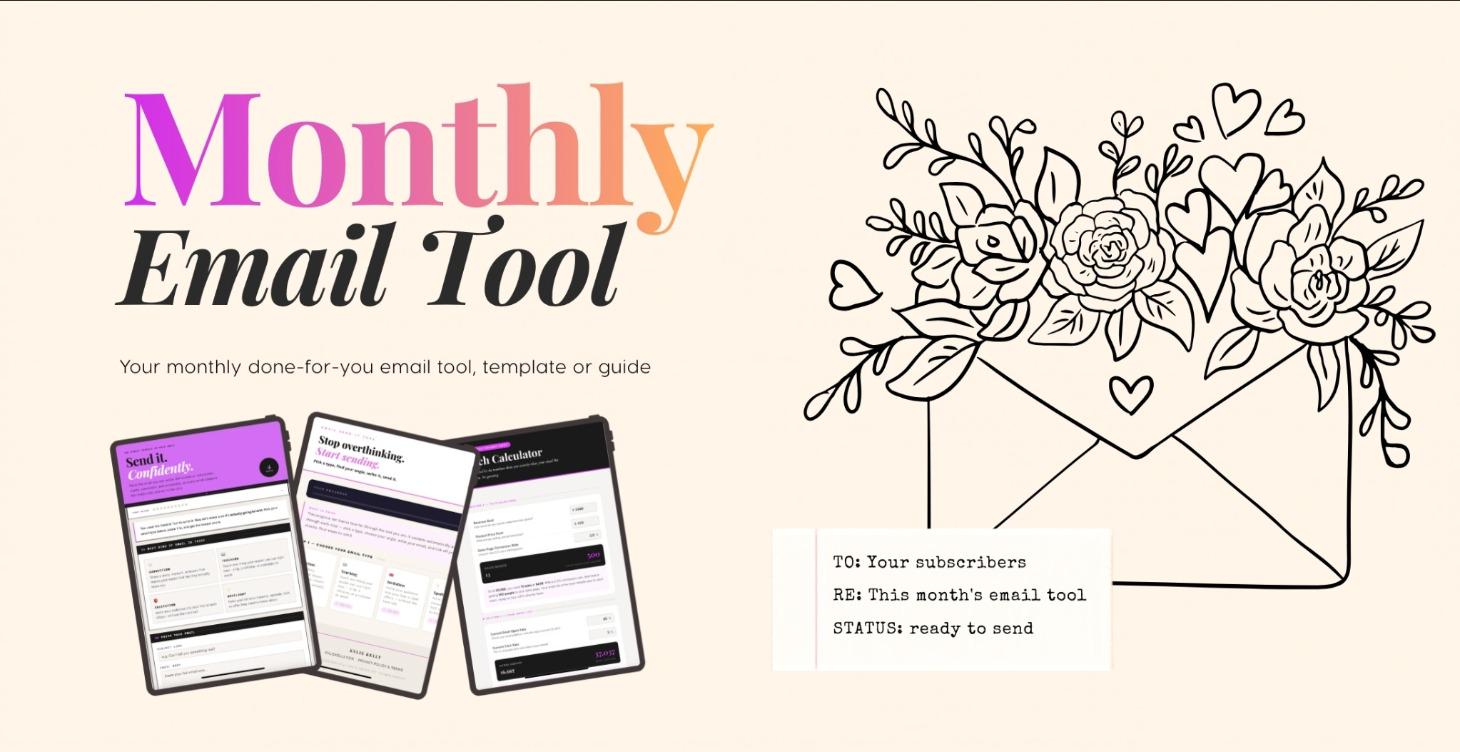 Monthly Email Tool 🛠️