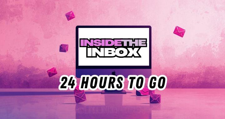 We are officially 24 hours out… 😭✨