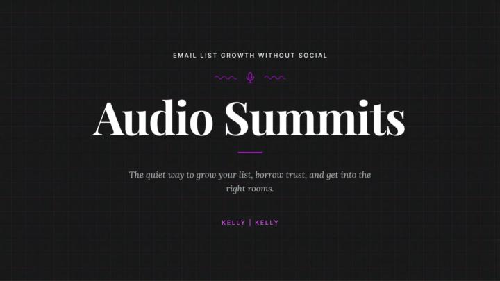 [REPLAY] List Growth Strategy: Audio Summits