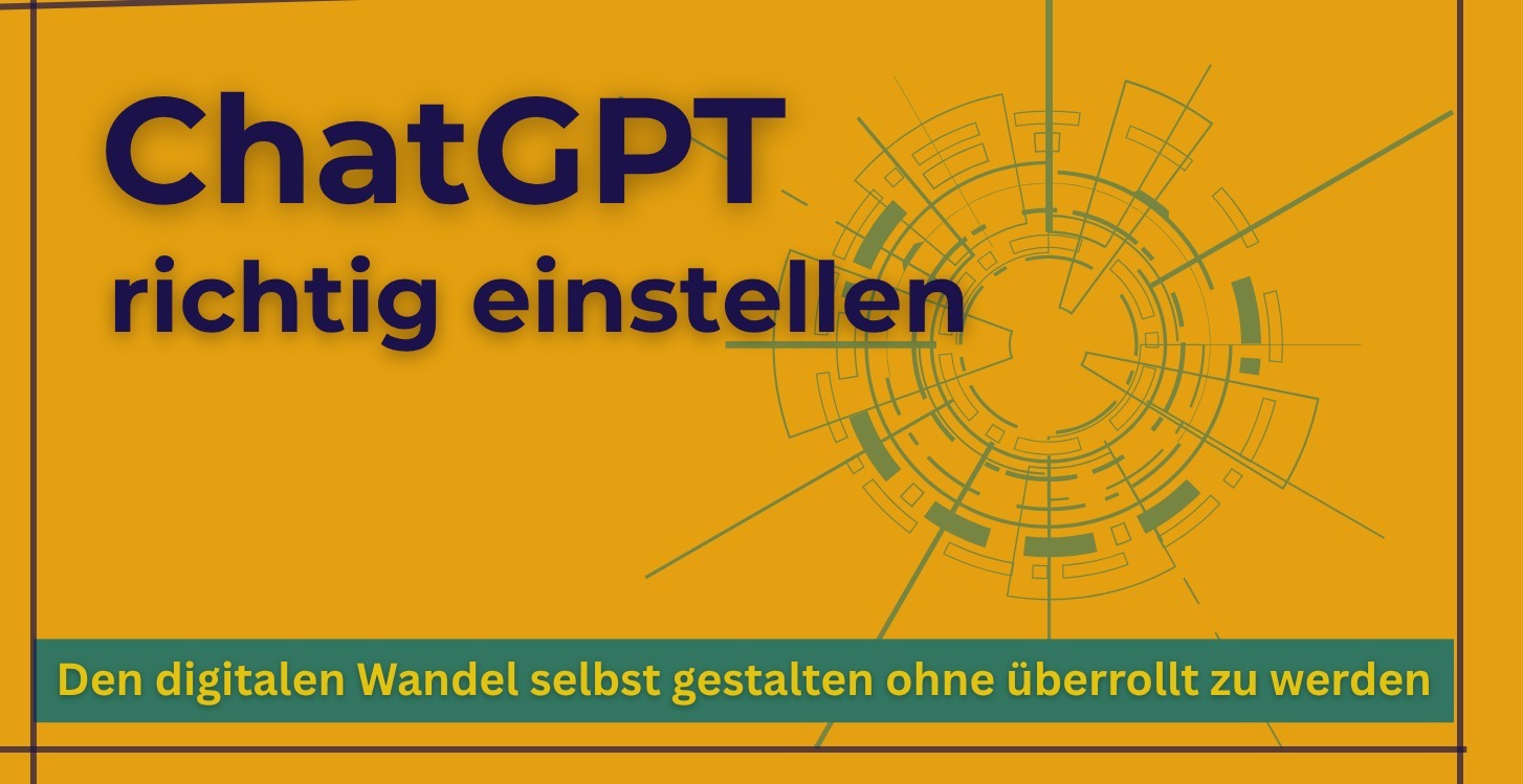 Chat GPT richtig einstellen