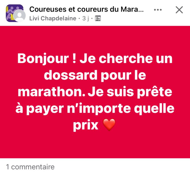 Places pour le demi marathon et marathon SOLD OUT