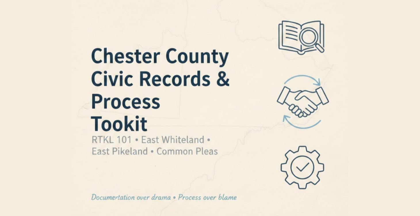 Chester County Public Records & Process