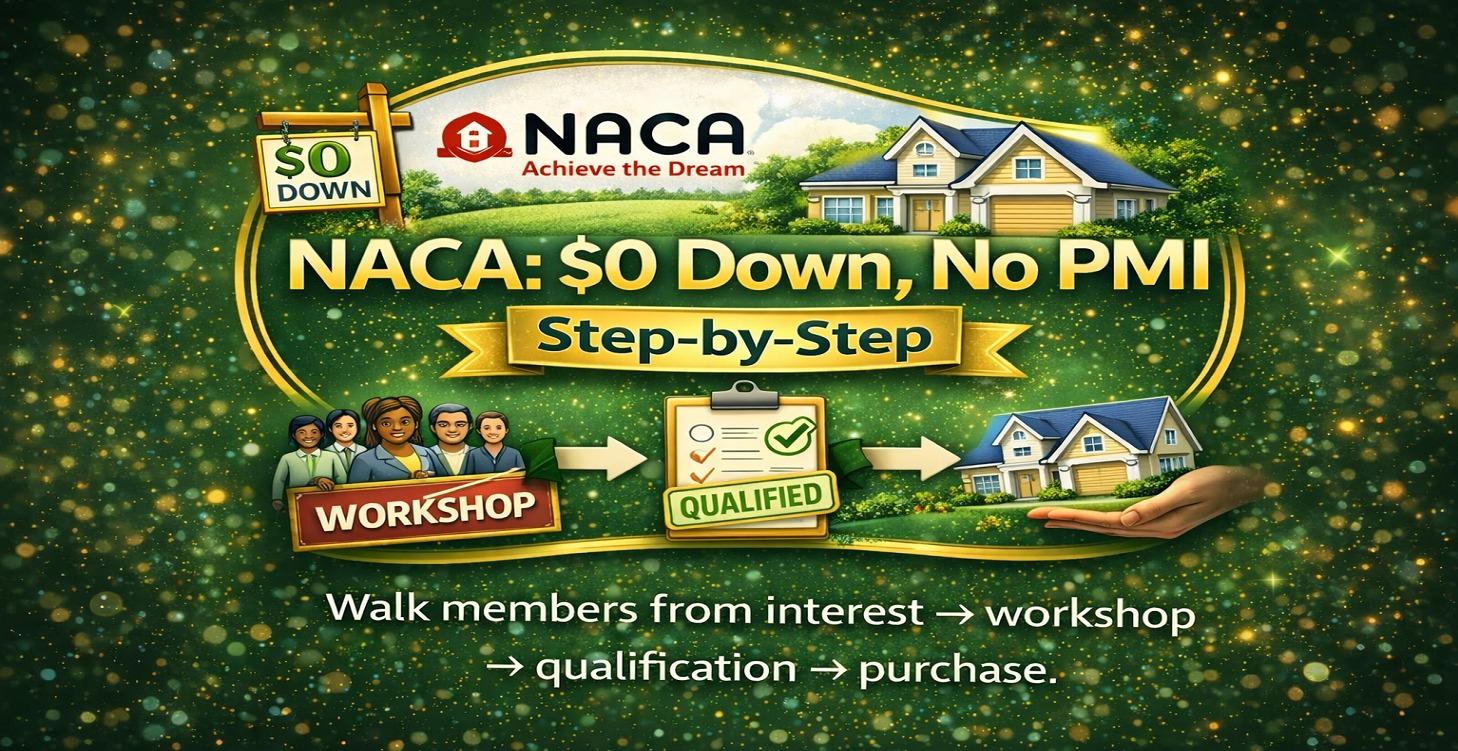 NACA: $0 Down, No PMI — Step-by-Step