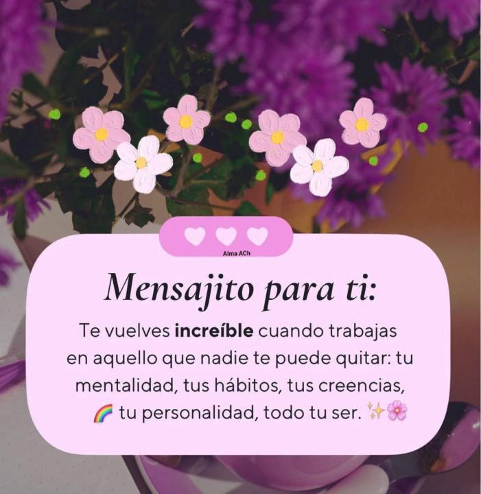 ¡Dedicandome a mí! 