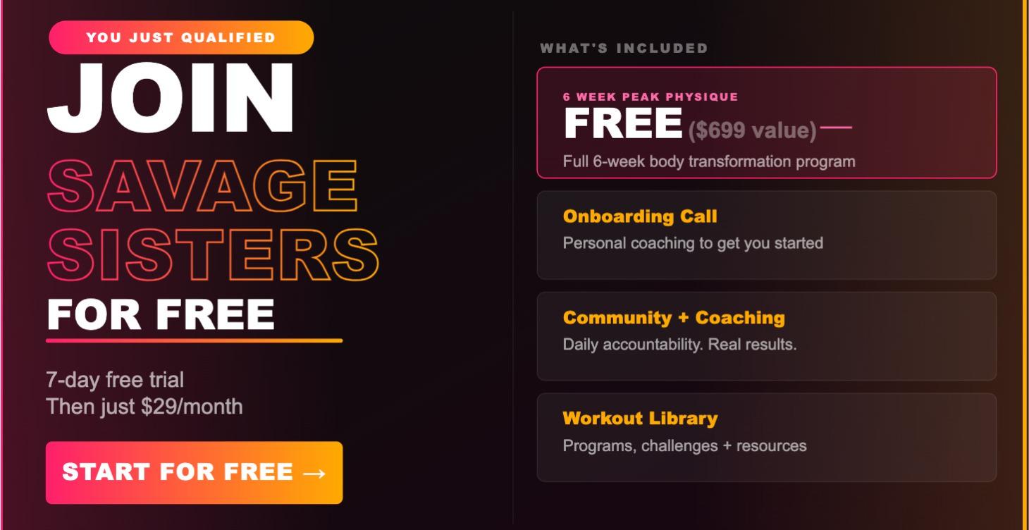 Get 6 Weeks of FREE Coaching with us