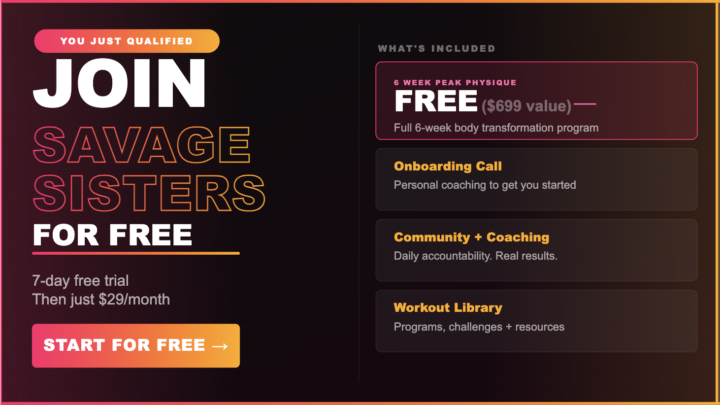 👙 Get 6 Weeks of FREE COACHING with us