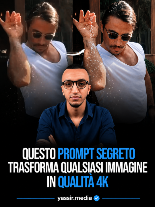 PROMPT PER OTTENERE IMMAGINI IN QUALITA' 4K