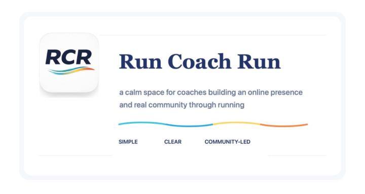 Run Coach Run